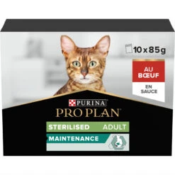 PURINA PRO PLAN Cat Sterilised Nutrisavour Boeuf Sauce Sachet Repas