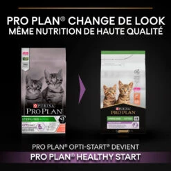 PURINA PRO PLAN Cat Sterilised Kitten Healthy Start Saumon -RIMBERIO cat sterilised kitten optistart saumon 3