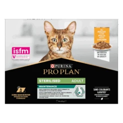 PURINA PRO PLAN Cat Sterilised Nutrisavour Poulet Sauce Sachet Repas -RIMBERIO cat sterilised poulet sauce sachet repas 1