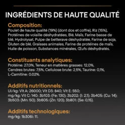 PURINA PRO PLAN Dog Large Robust Adult Poulet Optibalance -RIMBERIO dog large robust adult chicken optibalance 11