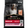 PURINA PRO PLAN Dog Medium Adult Sensitive Skin Optiderma -RIMBERIO dog medium adult sensitive skin optiderma