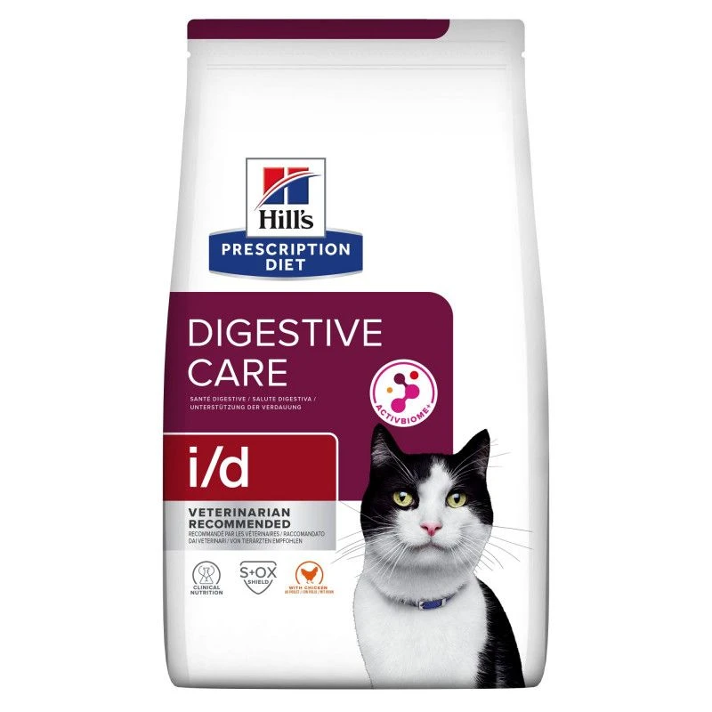 I/d Digestive Croquettes Pour Chat Et Chaton Au Poulet 3 I/d Digestive Croquettes Pour Chat Et Chaton Au Poulet