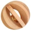 Materiel Jouet Rongeur : Balle De Jeu En Bois - D : 6 Cm -RIMBERIO jouet rongeur balle de jeu en bois d 6 cm