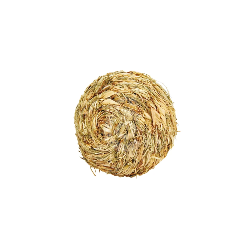 Materiel Jouet Rongeur : Balle En Herbe Séchée - D : 13 Cm 3 Materiel Jouet Rongeur : Balle En Herbe Séchée - D : 13 Cm