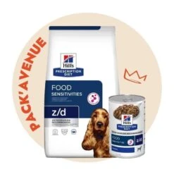 Pack'Avenue Hill's Prescription Diet Z/D Food Sensitivities Croquettes Pour Chien 8 Kg