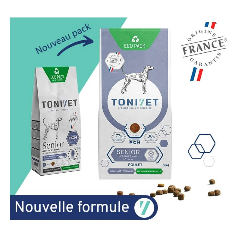 Tonivet Chien Senior Medium Et Maxi Poulet 4 Tonivet Chien Senior Medium Et Maxi Poulet – Image 2