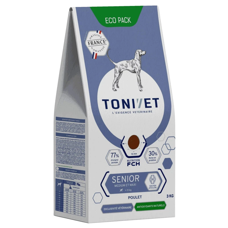 Tonivet Chien Senior Medium Et Maxi Poulet 3 Tonivet Chien Senior Medium Et Maxi Poulet