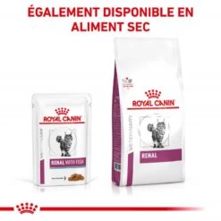 ROYAL CANIN Veterinary Health Nutrition Cat Renal Poisson Sachet Repas -RIMBERIO veterinary diet cat renal poisson sachet repas 4