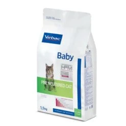 Virbac Veterinary HPM Cat Baby Pre Neutered -RIMBERIO veterinary hpm baby pre neutered cat 6
