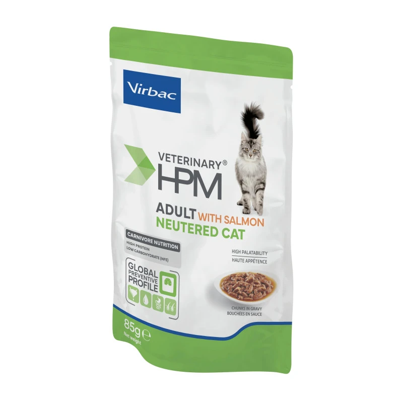 Virbac Veterinary HPM Cat Adult Neutered Salmon Bouch. Sach.re. New 4 Virbac Veterinary HPM Cat Adult Neutered Salmon Bouch. Sach.re. New – Image 2