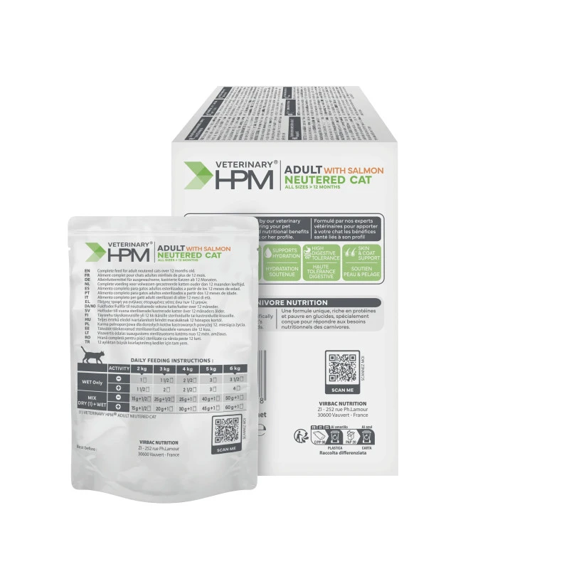 Virbac Veterinary HPM Cat Adult Neutered Salmon Bouch. Sach.re. New 9 Virbac Veterinary HPM Cat Adult Neutered Salmon Bouch. Sach.re. New – Image 7