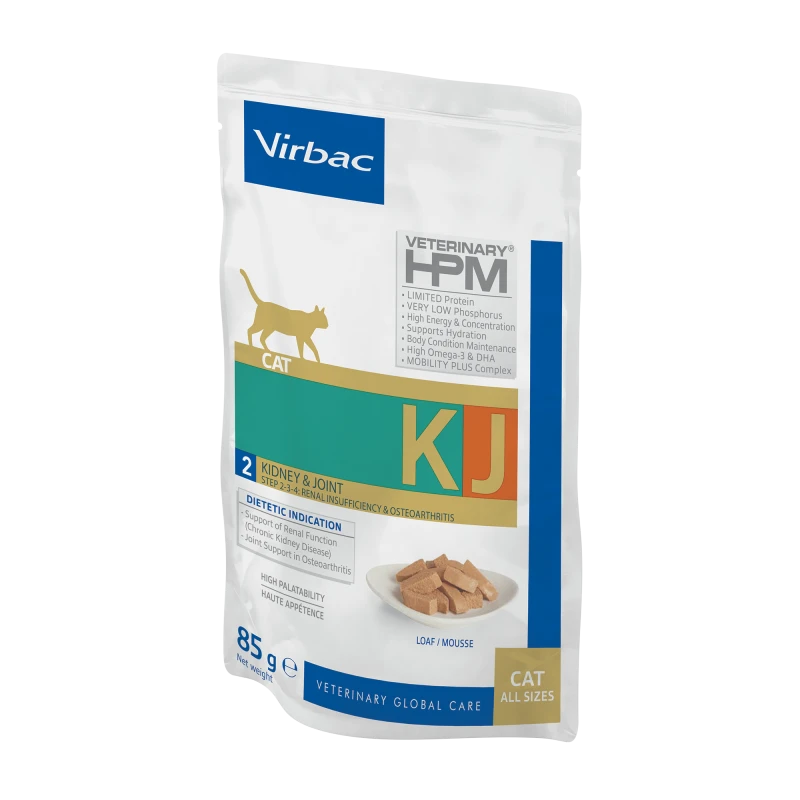 Virbac Veterinary HPM Cat KJ2 Kidney & Joint Mousse Sachet Repas 4 Virbac Veterinary HPM Cat KJ2 Kidney & Joint Mousse Sachet Repas – Image 2