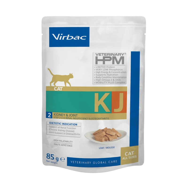 Virbac Veterinary HPM Cat KJ2 Kidney & Joint Mousse Sachet Repas 5 Virbac Veterinary HPM Cat KJ2 Kidney & Joint Mousse Sachet Repas – Image 3